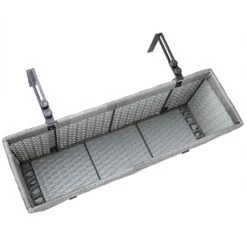 Polyrattan Blumenkasten 4er-Set Grau -Elholly Geschaft a56aeff16918926c751b21d21ba7a703 de 108646d 3