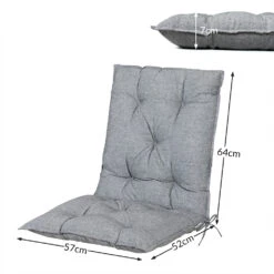 Sitzauflagen 2er-Set Grau Meliert -Elholly Geschaft a659be20eb1d634e7f30d56e8d8691aa de 108013d 4 1