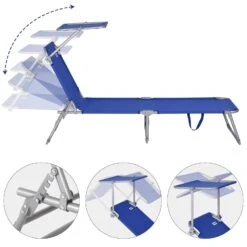 Sonnenliege Hawaii 2er-Set Blau Alu 195x60x30cm -Elholly Geschaft a8f759a5e8c69166688586478c03930f de 101418d 3 1