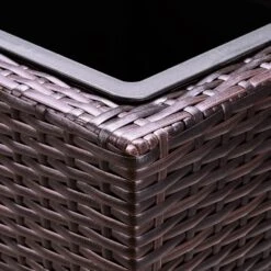 Polyrattan Blumentopf Braun 95x27x60cm -Elholly Geschaft aba1fbdcd75f2d98547aa2c0ffb8218e de 106643d 6