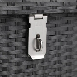 Polyrattan-Auflagenbox Schwarz 150x77x73cm Mit Rollen -Elholly Geschaft ad3f9941c68838ed64926892254c4ebd de 108343d 9 1