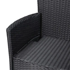 Polyrattan Gartenstuhl 3er-Set Schwarz Stapelbar -Elholly Geschaft b3793dd510ca0f81efa9b68ac8eb8e37 de 995193d 2 1