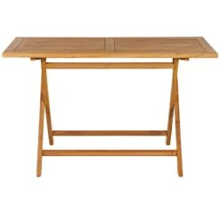 Gartentisch Bari Teakholz 125x60x75cm Klappbar -Elholly Geschaft b4c342263ef7b155584397485ffcdae0 de 109046d 1
