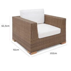 Polyrattan Sessel Havanna Natur/Braun -Elholly Geschaft ba695f0a669c3441ebb30de04408166d de 180036d 4 1