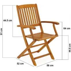 Gartenstühle Boston 6er-Set Akazienholz Klappbar -Elholly Geschaft bb5e7727db9bf4ec007a3f6f0d5a3ca9 de 990561d 10 1