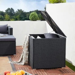 Polyrattan Auflagenbox Schwarz 318L -Elholly Geschaft c6faa0ae452dad05e4399b0179bb4867 de 108953d 14 1 1