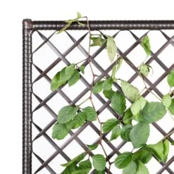 Polyrattan Blumenkasten Mit Rankgitter Braun -Elholly Geschaft cc927a31a023b6506c8863c7162709e3 de 108066d 7 1