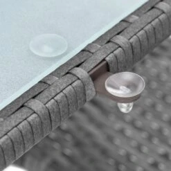 Polyrattan Gartentisch Takeo Grau 190x90x74cm Glas -Elholly Geschaft ccb83627b6175a9ddfeec39968e7c4d7 de 995695d 15 1