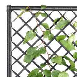 Polyrattan Blumenkasten Mit Rankgitter Schwarz -Elholly Geschaft cd0a4844923ef18e3d37c123ab1c345c de 108065d 7 1