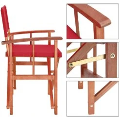 Regiestuhl Cannes Rot Eukalyptus FSC®-zertifiziert -Elholly Geschaft cd1244224ea63a551b73d497ffb4c265 de 106818d 2 1 1 1