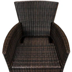 Polyrattan Gartenstuhl 3er-Set Braun Stapelbar -Elholly Geschaft cf9ff37ef9b9b465017bd89875199e82 de 994886d 5 1