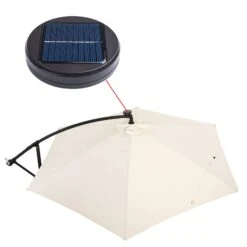 LED Solar Ampelschirm Mali Creme Ø330cm -Elholly Geschaft d09cee4873637f0e467f61363dc4f6bb de 107012d 7 1