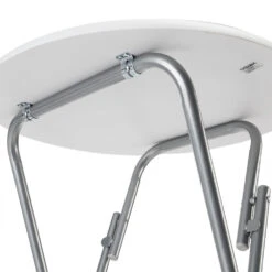 Stehtisch 2er-Set Weiß Marmoroptik Ø60cm Klappbar -Elholly Geschaft d987a4efe16d4f238d2fbe5a4da2de36 de 107835d 5 1