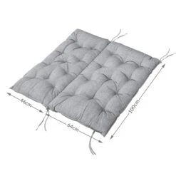 Bankauflage Mit Rückenlehne Hellgrau Meliert 100x110x8cm -Elholly Geschaft da3146d072bb3ee6704716c1561b2620 de 108012d 8 1