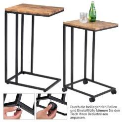 Beistelltisch Schwarz 50x35x65/70cm Mit Rollen -Elholly Geschaft e1e6b0b8cf38157da56a911bc25f0acd de 108649d 9 1 1