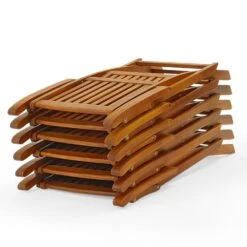 Gartenstühle Boston 6er-Set Akazienholz Klappbar -Elholly Geschaft e209c828eca96a31dc2af6ea7f901e41 de 990561d 5 1