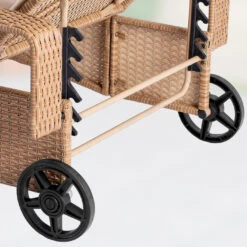 Polyrattan Sonnenliege Creme/Creme 193x90x43cm -Elholly Geschaft e3398dff3b2ebe3e17b06307b09da7c8 de 995629d 10 1