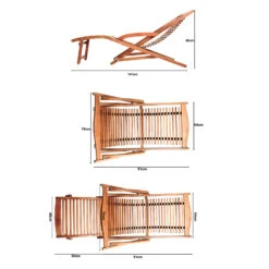 Sonnenliege Akazienholz Inkl. Kopfkissen -Elholly Geschaft e365552645d0efb8bac5a1d705222b4a de 101533d 8 1