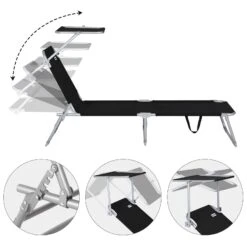 Sonnenliege Hawaii 2er-Set Anthrazit Alu 195x60x30cm -Elholly Geschaft e3ac9dea61061903650a8c36fc8fbdc2 de 101420d 3 1