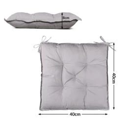 Sitzkissen 4er-Set Hellgrau 40x40x8cm -Elholly Geschaft e4da9a340de8ed0beecd36072a182249 de 108075d 5 1