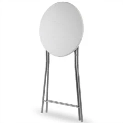 Stehtisch Weiß Holzdekor Ø60cm Klappbar -Elholly Geschaft e5e3e645023e48b2a3c76ad76e0b473a de 108092d 4 1
