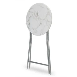 Stehtisch Weiß Marmoroptik Ø60cm Klappbar -Elholly Geschaft e99c27470205aaaab06807c136ba8b41 de 107835d 4 1