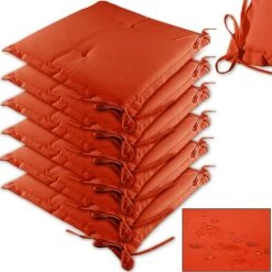 Sitzkissen 6er-Set Boston Orange 43x39x5cm -Elholly Geschaft ed00e468175c761e0399dd75a9a94102 a de 102262g