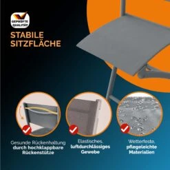 Gartenstuhl 4er-Set Grau -Elholly Geschaft ef779d4312f6573992553fda732c40f2 05 996513 on dts web low de 1