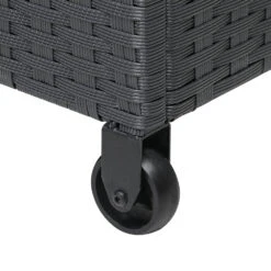 Polyrattan-Auflagenbox Schwarz 150x77x73cm Mit Rollen -Elholly Geschaft f4724ad854b5a2d142f125b96fd9337e de 108343d 7