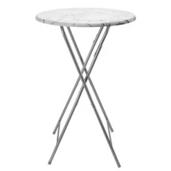Stehtisch Weiß Marmoroptik Ø60cm Klappbar -Elholly Geschaft fb7689b7a56f95a055917306f38f323c de 107835d 1 1