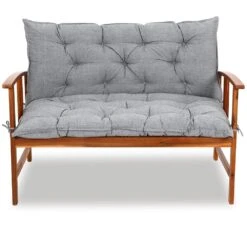 Bankauflage Mit Rückenlehne Hellgrau Meliert 100x110x8cm -Elholly Geschaft ffc4d2b1240da1ef27a2fd77f01fee2e de 108012d 6 1